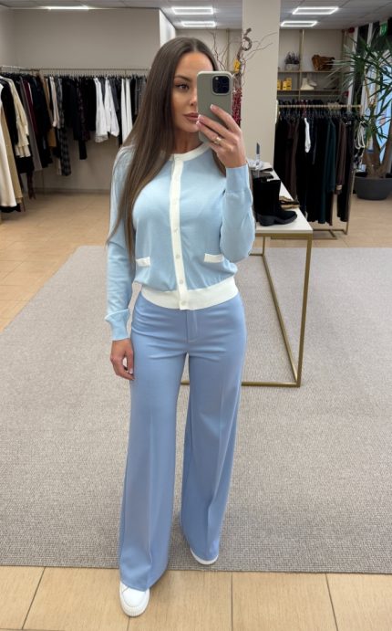 Populiariosios rib audinio Imperial kelnės