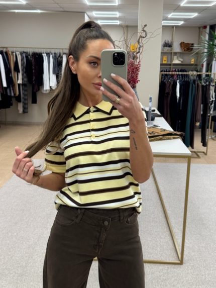 Stilingi viskozės marškinėliai (balti, geltoni, rožiniai, juodi, žydri)