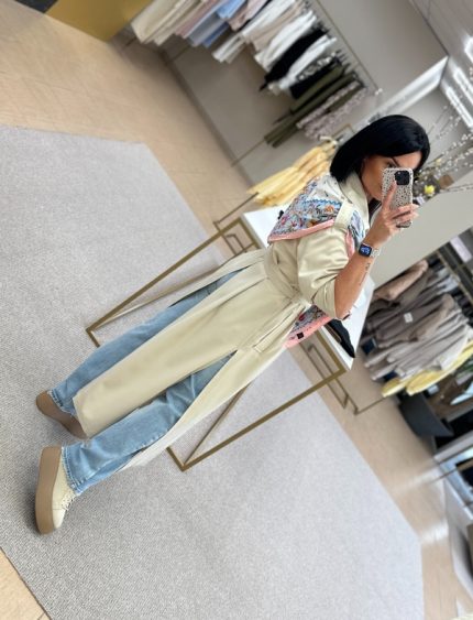 Imperial trench tipo paltas su skarele komplekte